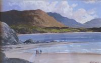ON THE WEST COAST OF IRELAND by Hugh McIlfatrick at Ross's Online Art Auctions