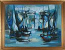 PENSACOLA BLEU by Marcel Mouly at Ross's Online Art Auctions
