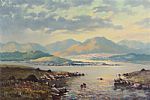 LOUGH ANURE IN THE ROSSES, DONEGAL by William Henry Burns at Ross's Online Art Auctions