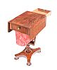 WILLIAM IV MAHOGANY SEWING TABLE at Ross's Online Art Auctions