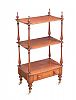 VICTORIAN MAHOGANY THREE TIER WHAT-NOT at Ross's Online Art Auctions