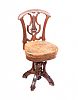 VICTORIAN MAHOGANY MUSIC SEAT at Ross's Online Art Auctions