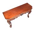 FINE WILLIAM IV MAHOGANY CONSOLE TABLE at Ross's Online Art Auctions