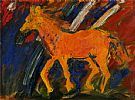 ORANGE PONY by James McKeever ARUA at Ross's Online Art Auctions