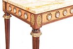 VINTAGE MARBLE TOP COFFEE TABLE at Ross's Online Art Auctions