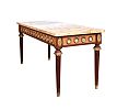 VINTAGE MARBLE TOP COFFEE TABLE at Ross's Online Art Auctions