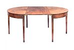 GEORGIAN MAHOGANY ECONOMY DINING ROOM TABLE at Ross's Online Art Auctions