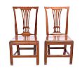 PAIR OF GEORGIAN COUNTRY HOUSE SIDE CHAIRS at Ross's Online Art Auctions