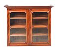 VICTORIAN MAHOGANY WALL HANGING BOOKCASE at Ross's Online Art Auctions