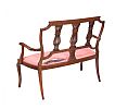 EDWARDIAN INLAID MAHOGANY SETTEE at Ross's Online Art Auctions