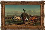 HARVEST SCENE II by Auguste Bonheur at Ross's Online Art Auctions
