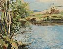 ON THE DUN RIVER by Maurice Canning Wilks ARHA RUA at Ross's Online Art Auctions