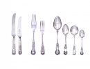 KING'S PATTERN SILVER CUTLERY at Ross's Online Art Auctions