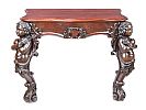 FINE VICTORIAN MAHOGANY CONSOLE TABLE at Ross's Online Art Auctions