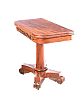WILLIAM IV MAHOGANY TURN OVER LEAF TEA TABLE at Ross's Online Art Auctions