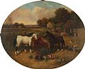FARMYARD by John Fredrick Herring at Ross's Online Art Auctions