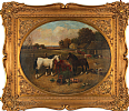 FARMYARD by John Fredrick Herring at Ross's Online Art Auctions