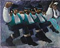 THREE DANCERS II by George Callaghan at Ross's Online Art Auctions