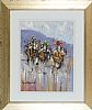THREE HORSE RACE by Desmond Murrie at Ross's Online Art Auctions