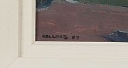 EVENING LANDSCAPE by Brian Ballard RUA at Ross's Online Art Auctions