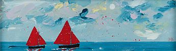 RED SAILS by John Henry Barry at Ross's Online Art Auctions