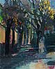 LIGHT THROUGH TREES, CYPRUS AVENUE by Brian Ballard RUA at Ross's Online Art Auctions