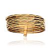 GOLD MULTI-BANDED RING at Ross's Online Art Auctions