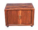 MID-CENTURY ROSEWOOD CABINET at Ross's Online Art Auctions