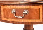 FINE QUALITY MAHOGANY DRUM TABLE at Ross's Online Art Auctions