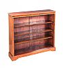 EDWARDIAN INLAID MAHOGANY OPEN BOOKCASE at Ross's Online Art Auctions