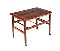 MID-CENTURY ROSEWOOD TURN OVER LEAF TABLE at Ross's Online Art Auctions