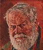 LIGHT FALLING SLOWLY, STUDY MICHAEL LONGLEY by Jeffrey Morgan at Ross's Online Art Auctions