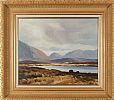 GALWAY LANDSCAPE, ROUNDSTONE, CONNEMARA by Maurice Canning Wilks ARHA RUA at Ross's Online Art Auctions