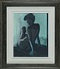 WOMAN ON TABLE by Brian Ballard RUA at Ross's Online Art Auctions