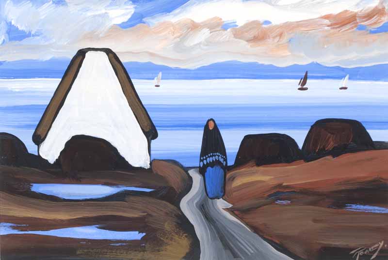 DOWN BY THE SHORE by J.P. Rooney at Ross's Online Art Auctions