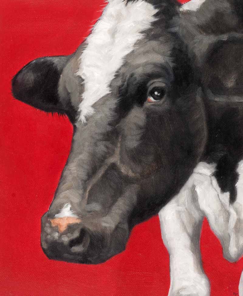 COW HIDE by Paul Bell at Ross's Online Art Auctions