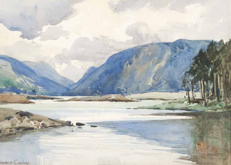 EARLY EVENING by Maurice Canning Wilks ARHA RUA at Ross's Online Art Auctions