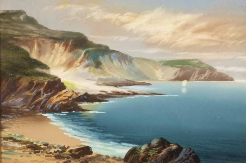 VIEW OF THE BAY by Roland Stead at Ross's Online Art Auctions