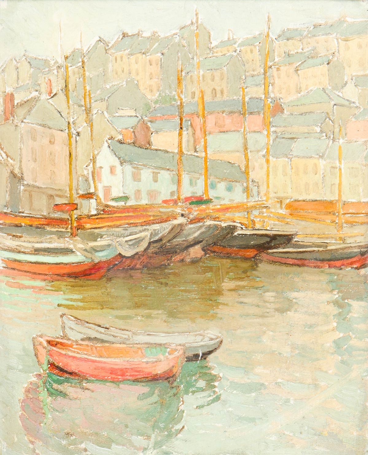HARBOUR, FRANCE by Georgina Moutray Kyle RUA at Ross's Online Art Auctions