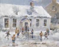 THE OLD SCHOOL, CHURCH ROAD, HOLYWOOD by Tom Kerr at Ross's Online Art Auctions