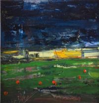 POPPIES BY NIGHT by Colin Flack at Ross's Online Art Auctions