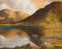 THE TWELVE BENS, CONNEMARA by Anthony Woods at Ross's Online Art Auctions