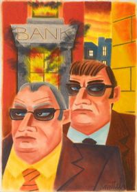 THE ROBBERS by Graham Knuttel at Ross's Online Art Auctions