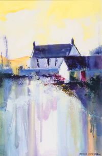 COTTAGE NEAR STRANGFORD by Dennis Orme Shaw at Ross's Online Art Auctions