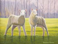 TWINS by Michael Simms at Ross's Online Art Auctions