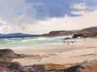 THUNDERY WEATHER, DONEGAL by Hugh McIlfatrick at Ross's Online Art Auctions