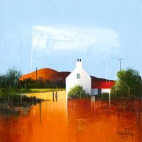 FARMHOUSE, DONEGAL by Verner Finlay at Ross's Online Art Auctions