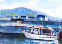 ANNALONG HARBOUR by Dennis Orme Shaw at Ross's Online Art Auctions