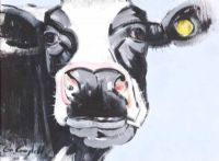 NOSEY COW by Con Campbell at Ross's Online Art Auctions