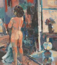 NUDE STUDY by John O'Connell at Ross's Online Art Auctions